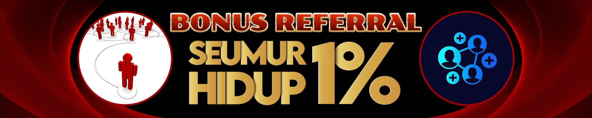 bonus referral 1%